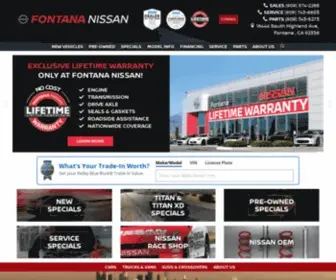 Fontananissan.com(Nissan Fontana) Screenshot