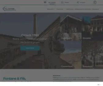 Fontane-Fils.com(Notre entreprise de bâtiment vous accompagne dans tous vos travaux) Screenshot