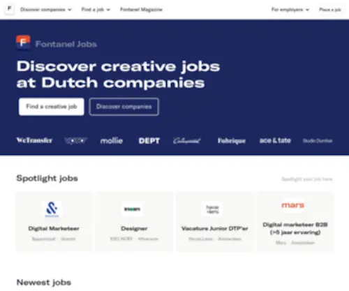 Fontaneljobs.com(Fontanel Jobs) Screenshot