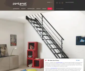 Fontanot.de(Treppen und Geländer für Innen und Außen) Screenshot