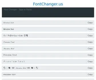 Fontchanger.us(Cool and Stylish Text For Insta and FB) Screenshot