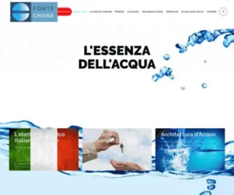 Fontechiarasrl.com(Fontechiara S.r.l. – L’essenza dell’acqua) Screenshot