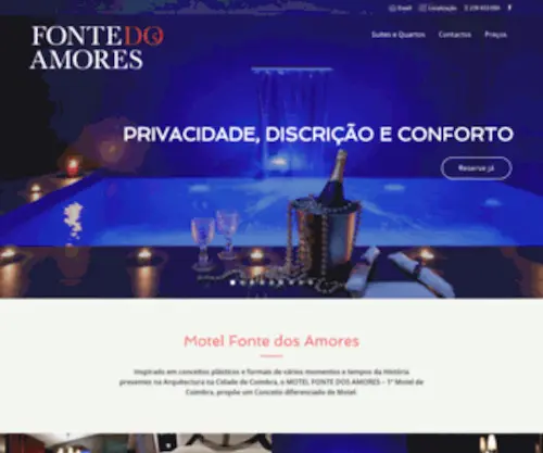 Fontedosamores.pt(Motel Fonte dos Amores) Screenshot