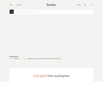 Fontelier.com(‘Fontelier’) Screenshot