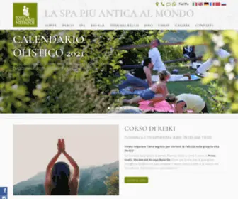 Fonteninfenitrodi.com(Fonte delle Ninfe Nitrodi) Screenshot