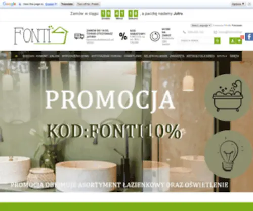 Fonti.com.pl(Wyposażenie domu i akcesoria) Screenshot