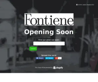 Fontiene.com(Fontiene) Screenshot