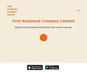 Fontkeyboard.org(Symbols & Fancy Text) Screenshot