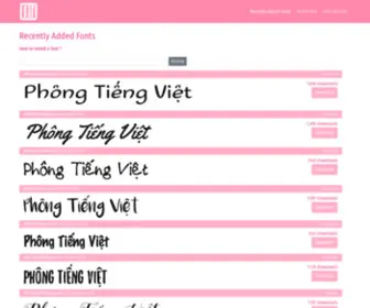 Fontlnth.com(Font Tiếng Việt) Screenshot