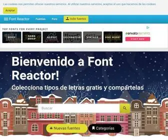 Fontreactor.com(Fuentes) Screenshot