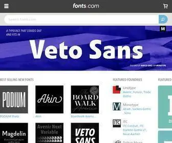 Fonts.com(Buy & Download Best Fonts) Screenshot