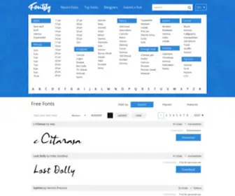 Fontsly.com(Download High Quality Free Fonts) Screenshot