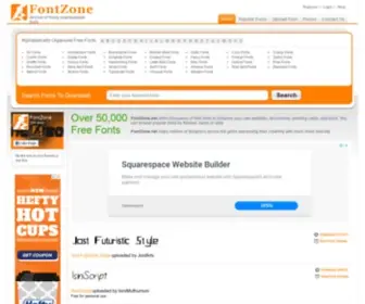 Fontzone.net(FREE Fonts To Download) Screenshot