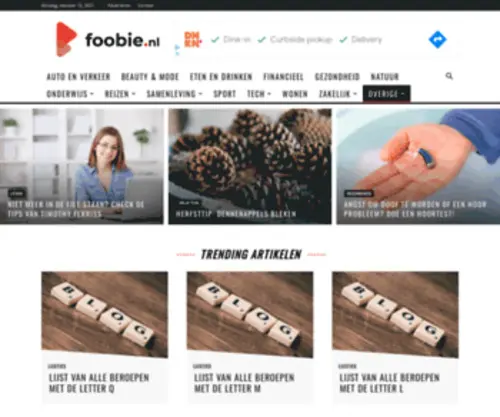 Foobie.nl(Het meeste informatie blog van Nederland) Screenshot