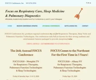 Foocus.com(Respiratory Care & Sleep Medicine) Screenshot