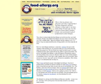 Food-Allergy.org(How to Survive with Multiple Food Allergies and eventually thrive again) Screenshot