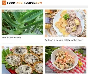 Food-AND-Recipes.com(Food and Recipes every day) Screenshot