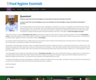 Food-Hygiene-Essentials.com(Food hygiene essentials necessary for running a food business or safe home Kitchen) Screenshot