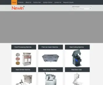 Food-Processingmachine.com(Quality Food Processing Machine & Fried Ice Cream Machine Manufacturer) Screenshot