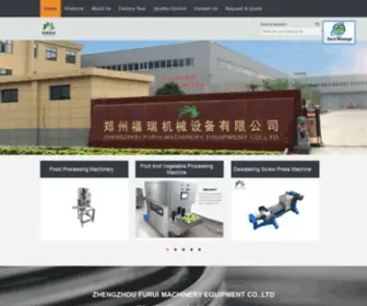 Food-Processingmachinery.com(Quality Food Processing Machinery & Fruit And Vegetable Processing Machine Manufacturer) Screenshot