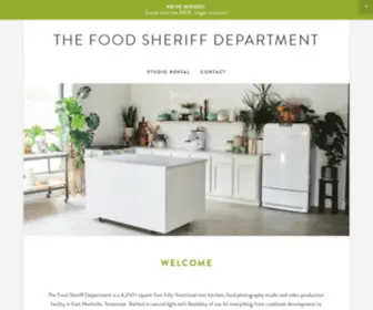 Food-Sheriff.com(THE FOOD SHERIFF DEPARTMENT) Screenshot