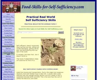Food-Skills-For-Self-Sufficiency.com(Food Skills For Self Sufficiency) Screenshot