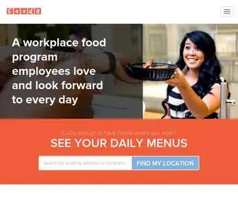 Fooda.com(Office Lunch Services) Screenshot