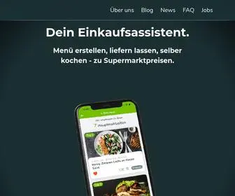 Foodable.de(Wocheneinkauf und gesunde Rezepte in einer App) Screenshot