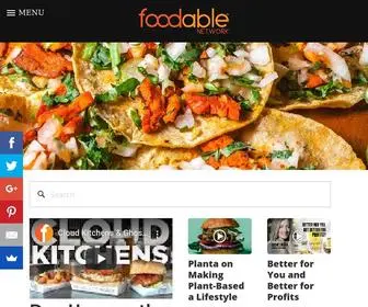 Foodabletv.com(Foodable Network) Screenshot