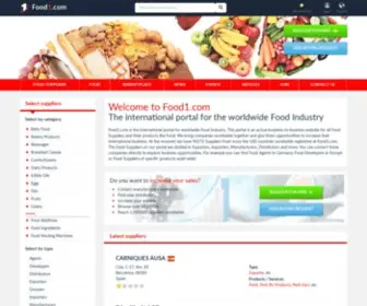 Foodadditives1.com(B2B portal for the Food Industry) Screenshot