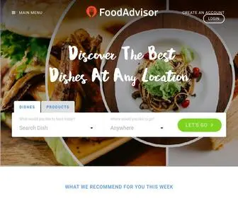 Foodadvisor.my(Discover the best recommended dishes at any location) Screenshot