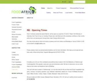 Foodafriq.com(Afro-Caribbean Store) Screenshot