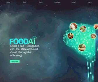 Foodai.org(State-of-the-art food image recognition technologies) Screenshot