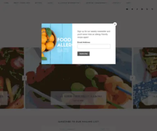 Foodallergyeats.com(Food Allergy Eats) Screenshot