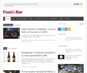 Foodandbar.ro(Know-how si informatii pentru Horeca) Screenshot