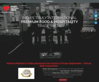 Foodandhotelindia.com(Food and Hotel India 2020) Screenshot