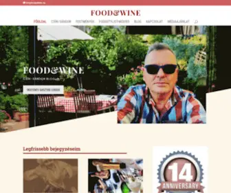 Foodandwine.hu Screenshot