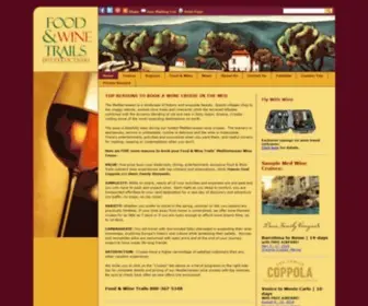 Foodandwinetrails.com(Food & Wine Trails) Screenshot