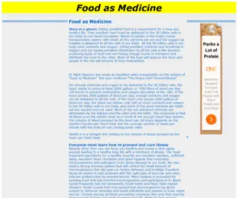 Foodasmedicine.com(Foodasmedicine) Screenshot