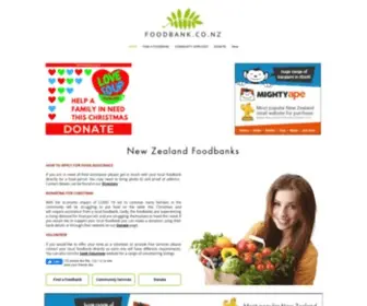 Foodbank.co.nz(Foodbank New Zealand) Screenshot