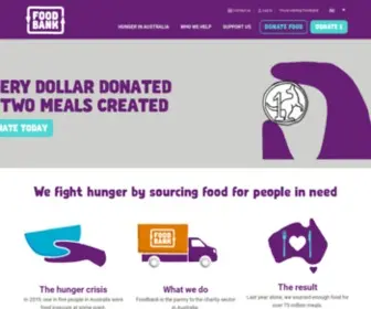 Foodbank.org.au(Foodbank Australia) Screenshot