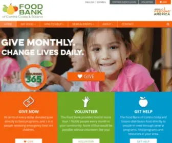 Foodbankccs.org(Food Bank of Contra Costa and Solano) Screenshot