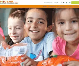 Foodbanknela.org(The Food Bank of Northeast Louisiana) Screenshot