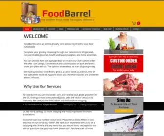 Foodbarrel.com(Foodbarrell) Screenshot