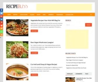 Foodbeveragerecipes.com(Recipe Bliss) Screenshot