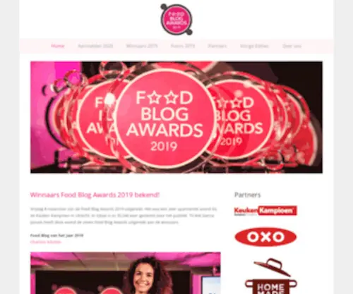 Foodblogawards.nl(Foodblog Awards 2019) Screenshot