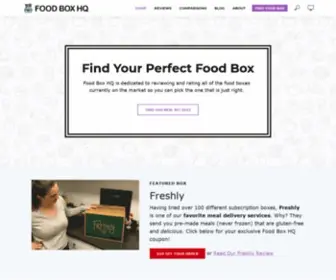 Foodboxhq.com(Food Box HQ) Screenshot