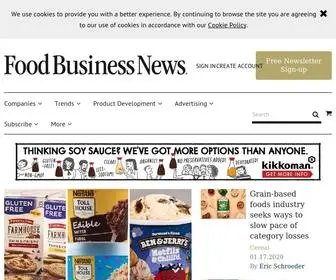 Foodbusinessnews.net(Food and beverage news) Screenshot