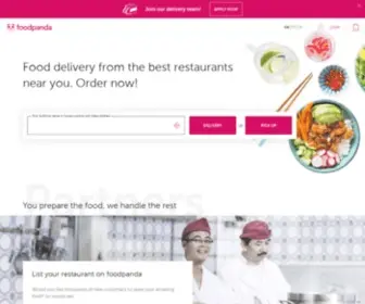 Foodbyphone.com(Online food and groceries delivery service in Thailand) Screenshot