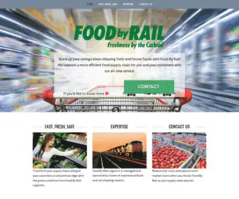 Foodbyrail.com(Food By Rail) Screenshot